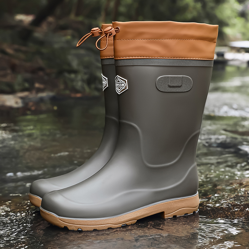 Fishing Boots - Bottes de pluie montantes décontractées pour