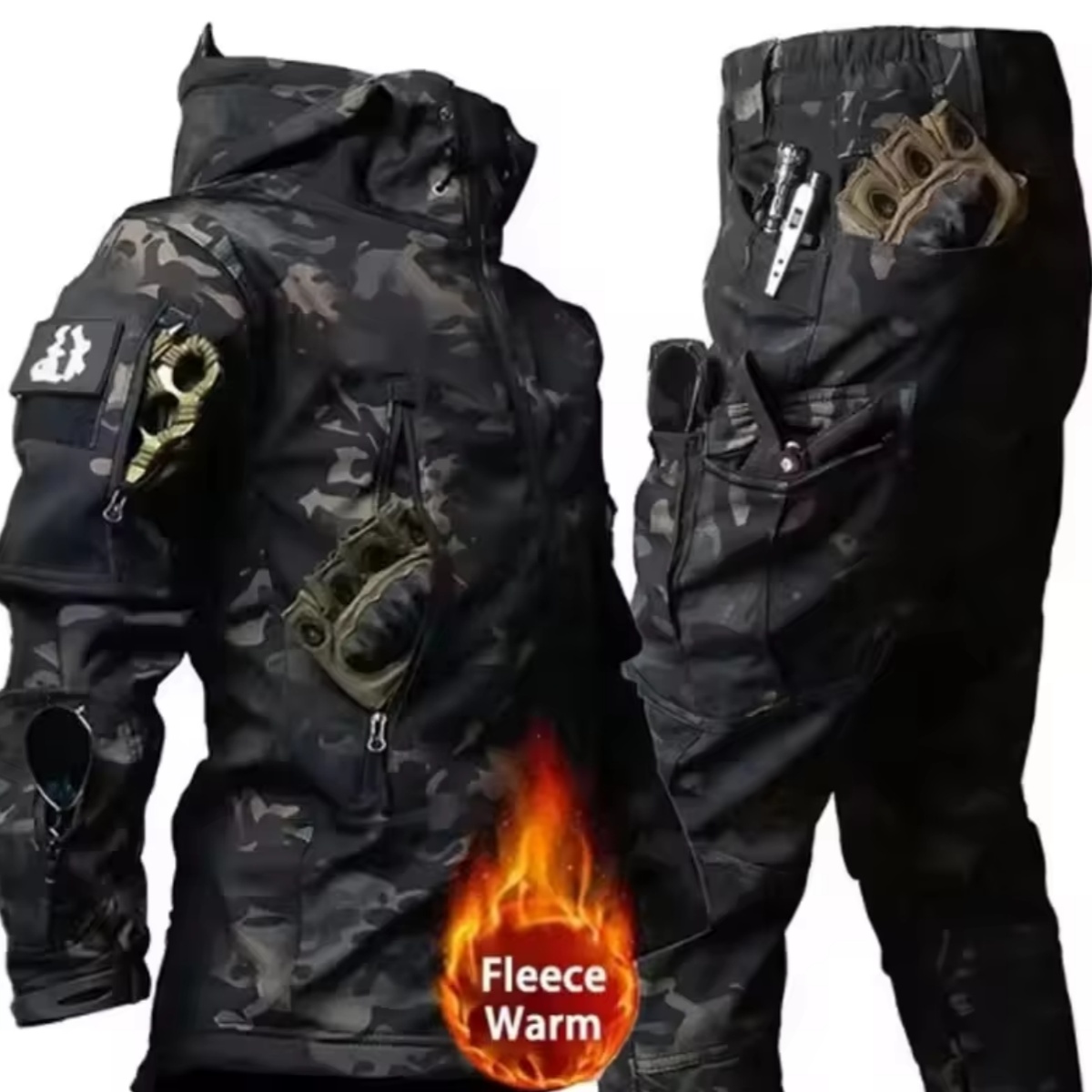 Fishing Jacket Waterproof - Veste d'automne et d'hiver pour homme,