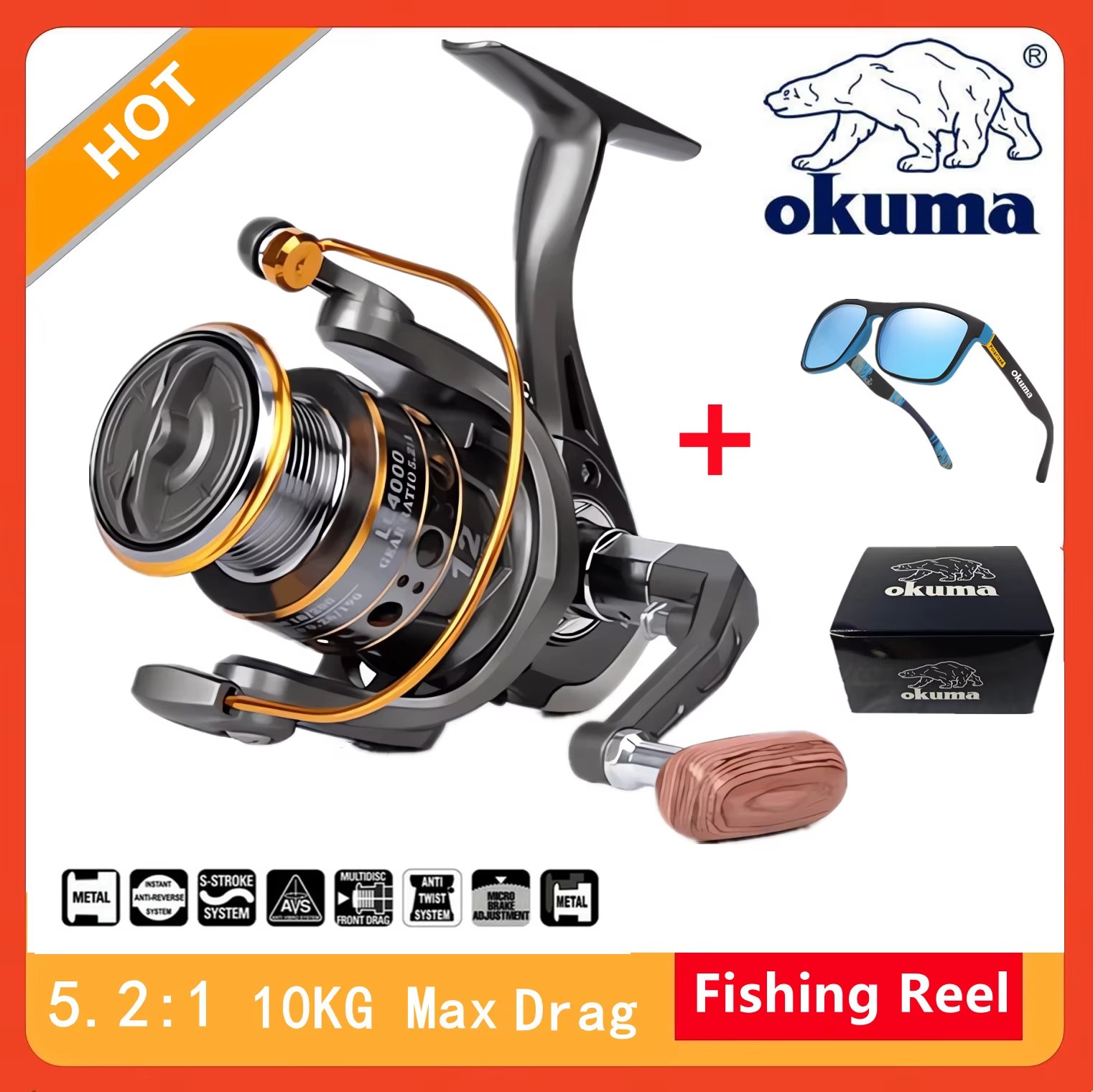 Moulinet de pêche Okuma haute  - Daiwa Reel Fuego avis et prix